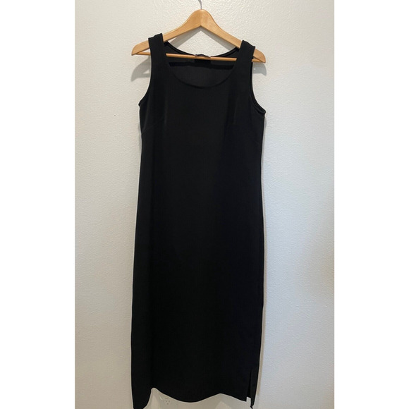 Jessica Howard Womens Maxi Dress Medium Black Sleeveless Normcore Neutral Y2K - Picture 1 of 6